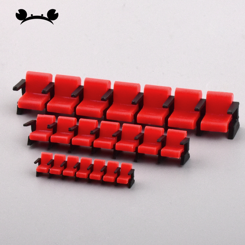 Home Cinema Chairs - Miniaturowe krzesło kinowe Realistyczne składane siedzisko