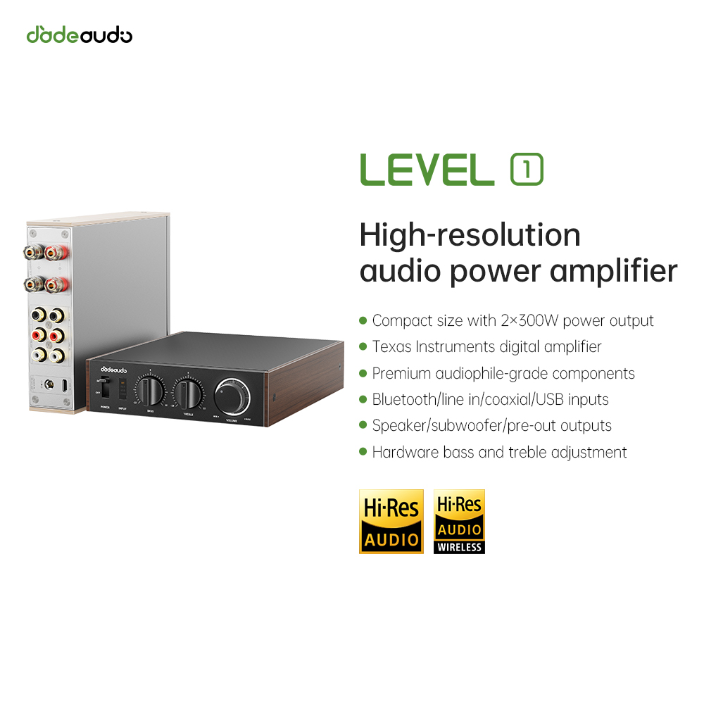 Audio Home Cinema - Wzmacniacz JadeAudio Level 1 Desktop HiFi