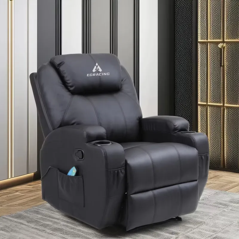 Home Cinema Chairs - Nowoczesny jednoosobowy fotel kinowy z ekoskóry,