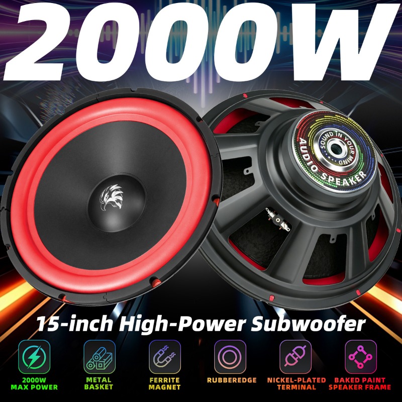 1 szt. 15-calowy subwoofer sam – Audio Home Cinema recenzja i cena