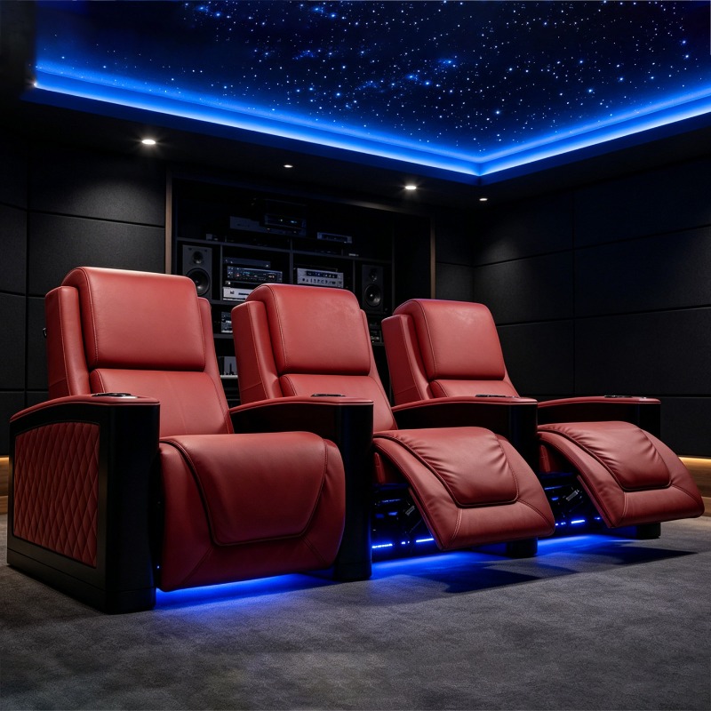 Domowe kino, sala audio-wideo, – Home Cinema Chairs recenzja i cena