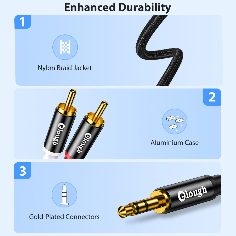Elough kabel RCA AUX RCA kabel – Home Cinema Tv recenzja i cena