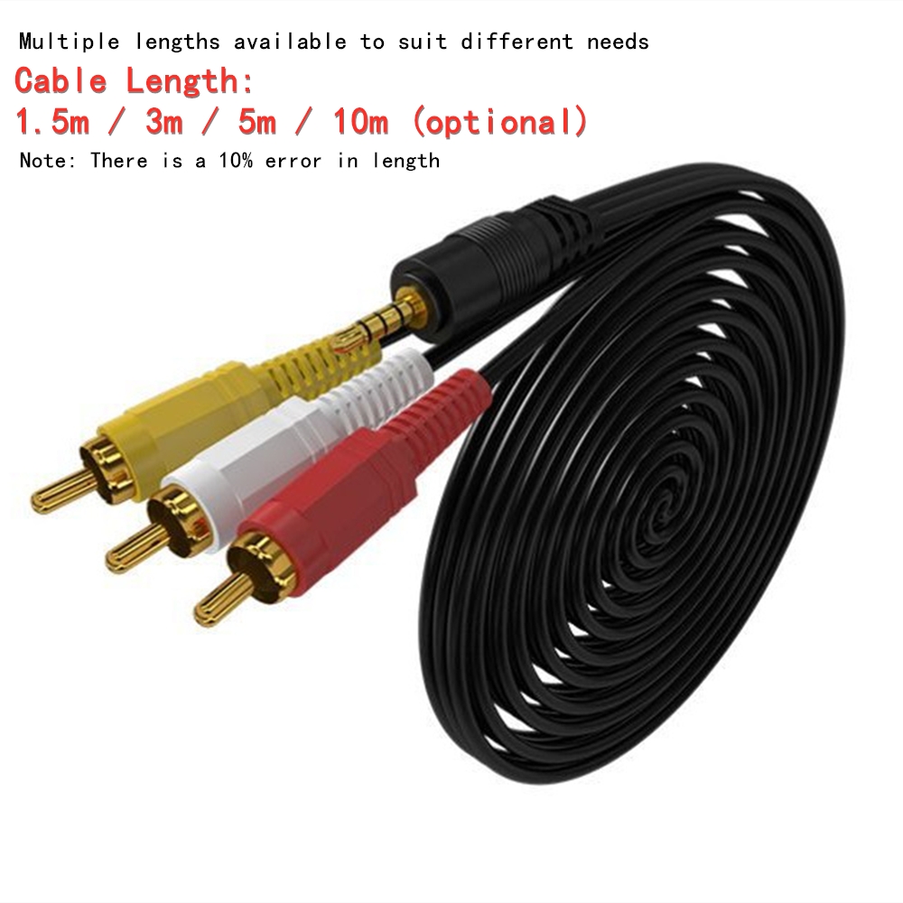Kabel audio-wideo 3,5 mm do 3  – Home Cinema Tv recenzja i cena
