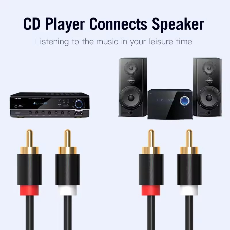 Kabel RCA Stereo HIFI 2RCA do  – Home Cinema Tv recenzja i cena