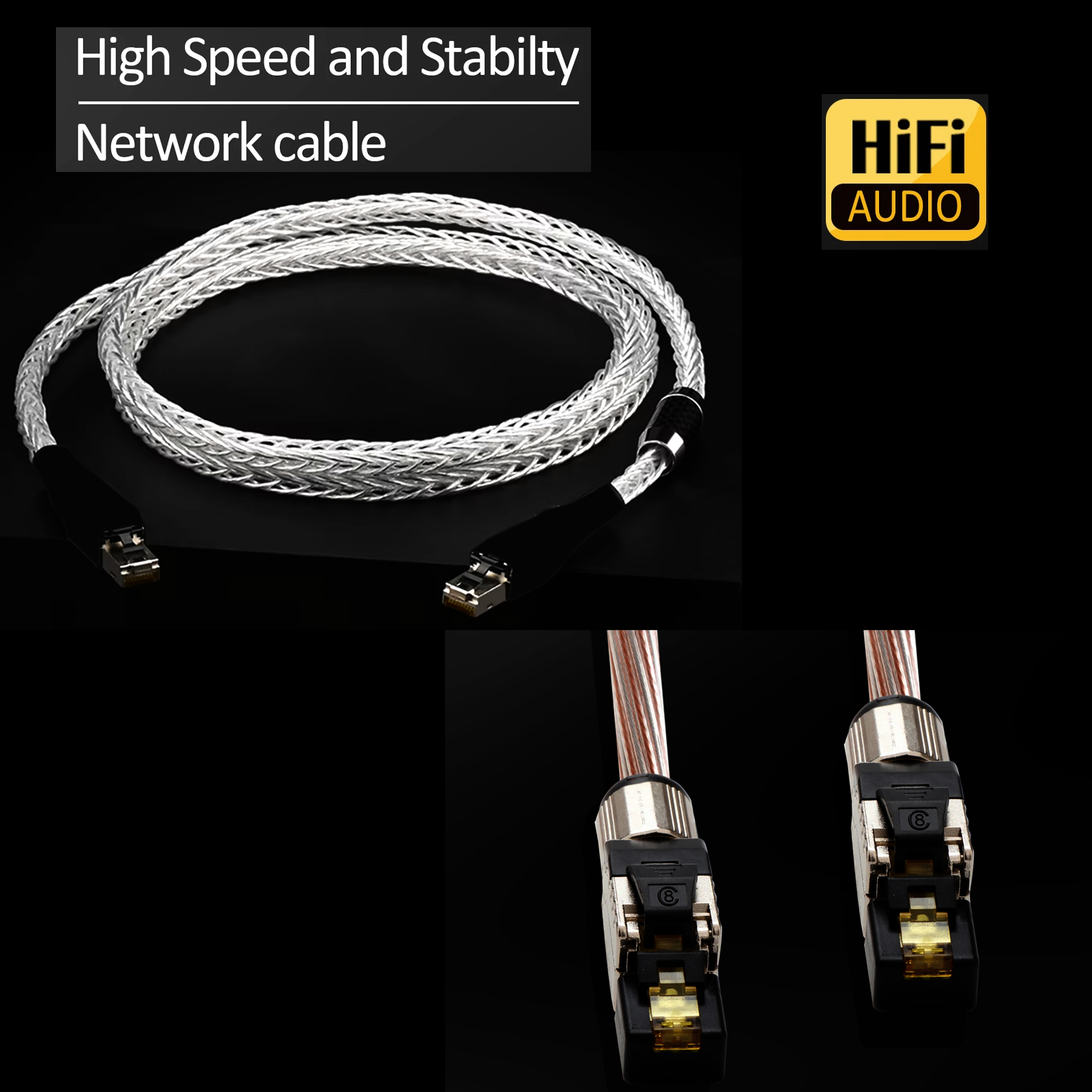 Kabel Ethernet Cat8 OCC posreb – Home Cinema Tv recenzja i cena