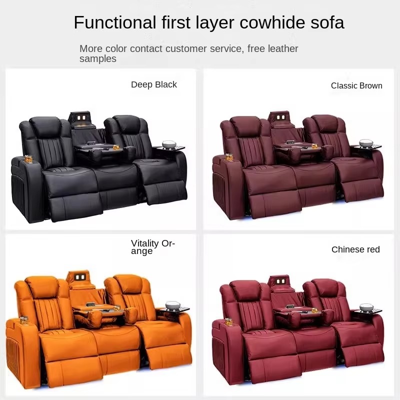 Skórzane zestawy sof rozkładan – Home Cinema Chairs recenzja i cena