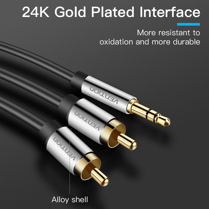 Vention RCA Cable 3.5 to 2rca  – Home Cinema Tv recenzja i cena