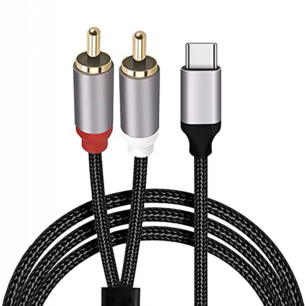 Kabel audio USB C do 2 RCA, ro – Audio Home Cinema recenzja i cena
